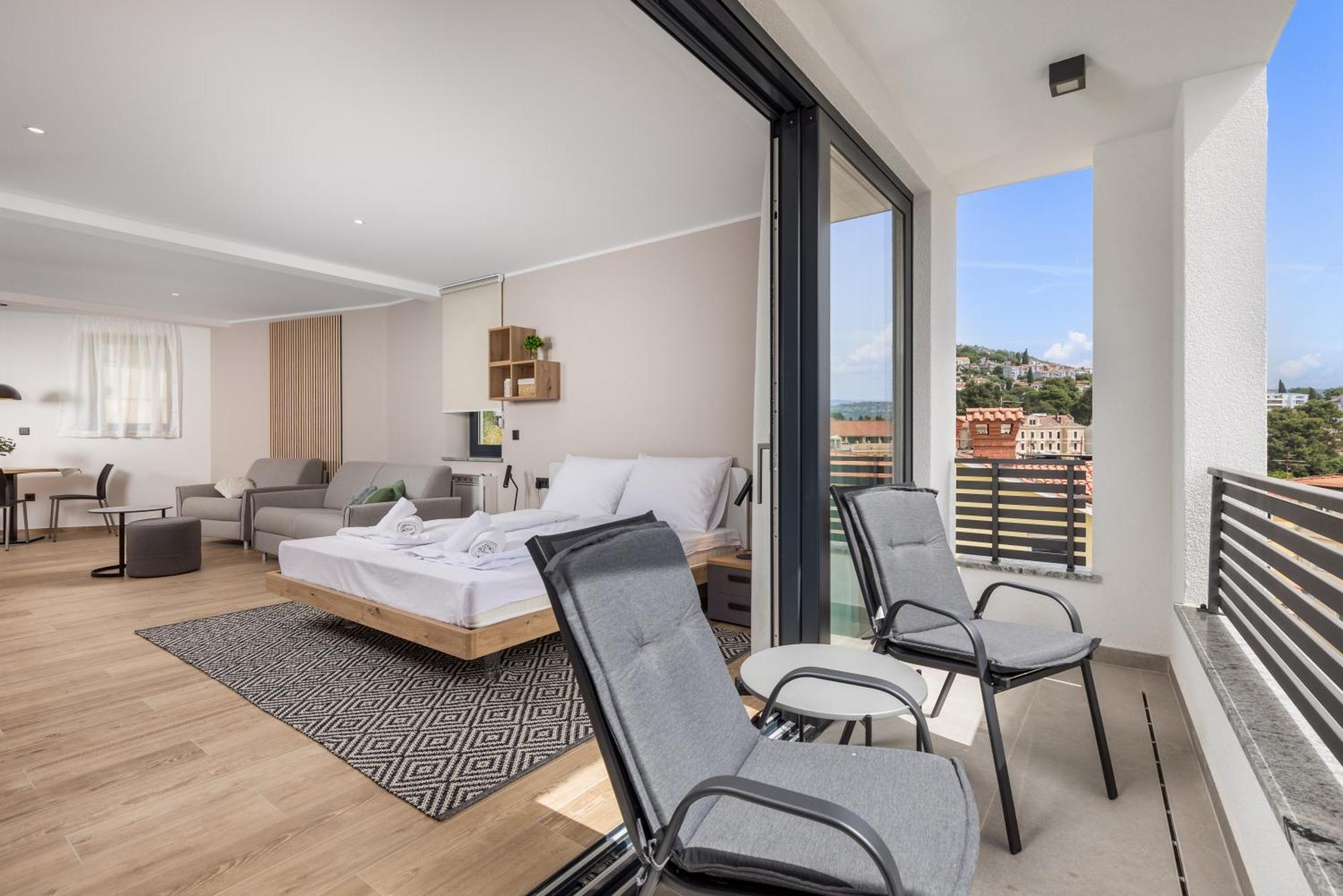Belinda Apartments With Balcony & Private Parking Opatija Ngoại thất bức ảnh